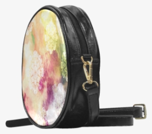 Watercolor Lotus Mandala Pattern - Messenger Bag #1153699