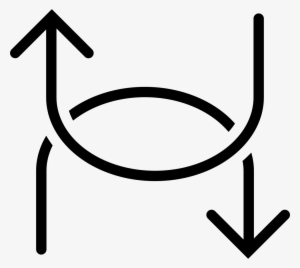 Two Curved Arrows #1153948