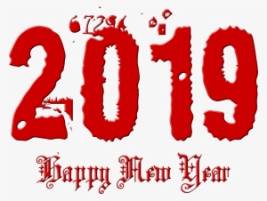 Happy New Year 2019 Download With Distressed And Grungy #1153966