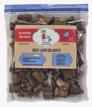 Gracie's Beef Liver Delights Freeze Dried Dog Treats - Chocolate #1154008