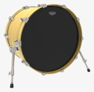 Banner Royalty Free Library Ambassador Ebony Image - Remo Powerstroke 3 Smooth White #1154087