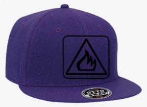 Purple Fire Snapback - Ffa Hat #1154187
