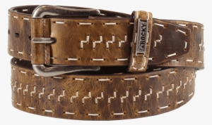 Rocky Men's Full-grain Leather Outdoor Belt W/cream #1154385