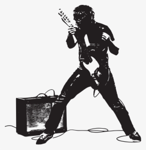 Jazz Band Silhouette Png Download - Rock Singer Silhouette Png #1154409