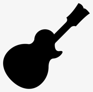 Music Guitar Black Silhouette - Silhueta De Instrumentos Musicais #1154749
