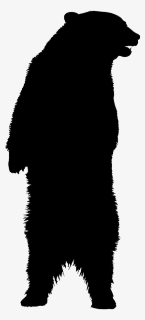 Standing Black Bear Silhouette #1154950
