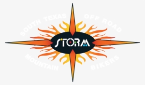 Storm Starburst Logo White South Texas Off Road Mountain-bikers - Texas #1155044