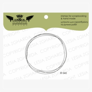 {r040} Stamp "frame-circle Dudlinh" - Picture Frame #1155072