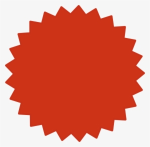 Brown Starburst Clipart Cliparts And Others Art Inspiration - Red Star Burst #1155331