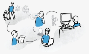 Engage Customers And Connect The Organisation - Design Organisation Cartoon #1155608