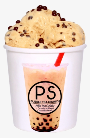 Bubble Tea Crunch - Bubble Tea Ice Cream #1156155