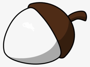 Nut Half Coloured Clip Art At Clker - Nut Clipart #1156390