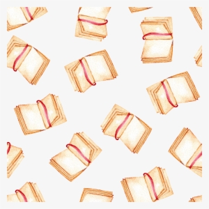 Hand Painted One Open Notebook Background - Watercolor Painting #1157141