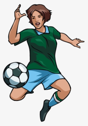 Free Girl Soccer Player Vector Clip Art Image From #1157952