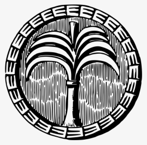 This Free Icons Png Design Of Stylised Palm Tree #1158188