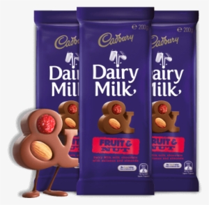 Fruit & Nut - Dairy Milk Chocolate Fruit And Nut #1158190