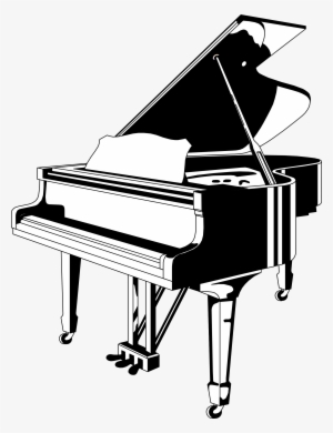 Piano Clipart Free Stock Free Download On Melbournechapter - Piano Black And White Vector #1158364