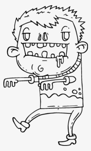 Dibujo De Chico Zombie Para Colorear, Imprimir O Descargar - Zombies Para Colorear Jpg #1158493
