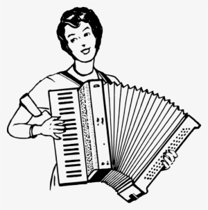 Piano Accordion Musical Instruments Concertina - Accordion Player Clipart #1158685