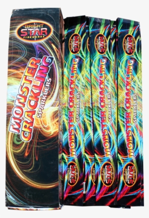 Monster Crackling Sparklers - 20 Monster Golden Sparklers – 35cm – ( 5 Packs #1158708