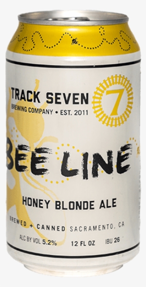 Can Of Bee Line Honey Blonde Ale - Track 7 Brewing Company #1158878