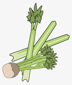 19 Celery Stalk Vector Black And White Huge Freebie #1159218