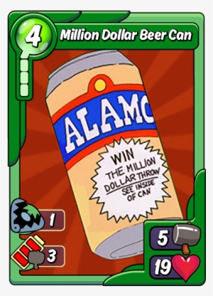 Million Dollar Beer Can - Touchdown Dance Cartoon #1159319