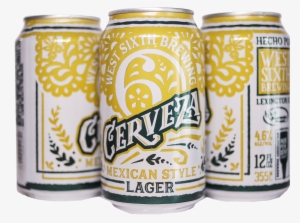 West Sixth Cerveza Cans - Caffeinated Drink #1159800
