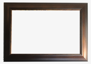 This Wide, Medium Brown Frame Will Take Your Large - Picture Frame #1160045