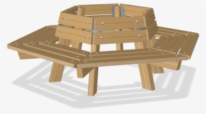 Download - Wood Bench Png #1160191