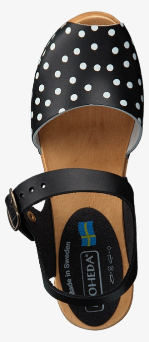 Moa Pull Black/ Black Dots - Slide Sandal #1160213