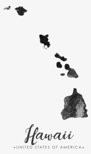 Bleed Area May Not Be Visible - Hawaii Silhouette #1160471