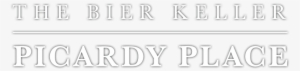 The Bier Keller Here At Picardy Place Is Inspired By - Calligraphy #1160791