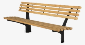Park Bench Seat View T - Park Sitting Bench Png #1160792