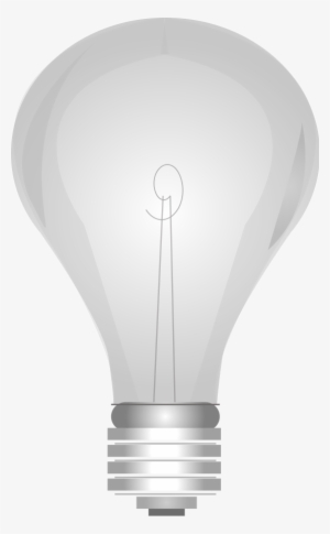 Lightbulb Clipart, Vector Clip Art Online, Royalty - Light Bulb Grayscale #1160874