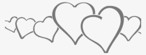 Line Clipart Hearts In A Line Clip Art At Clker Vector - Wedding Banner Clip Art #1160973