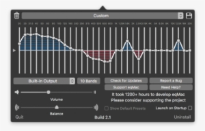 This Open Source Project Puts A Widget In Your Menu - Eqmac2 31 Band Presets #1161111