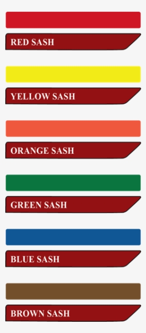 Adult Kung-fu Sash Ranking System - Kung Fu Belt Ranks #1161213