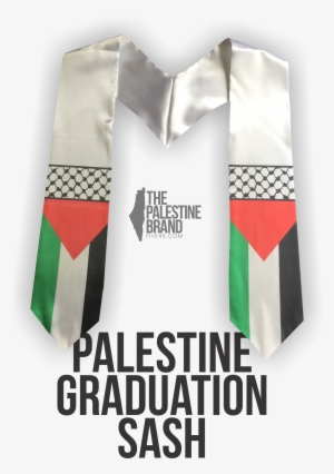 Image Of Palestine Graduation Sash - Palestine Graduation Sash #1161308