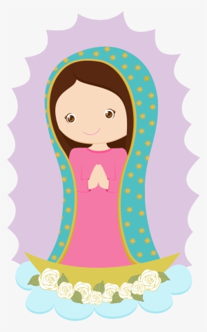 Virgen De Guadalupe Decoration Noel, First Communion, - Virgen De Maria Animada #1161439