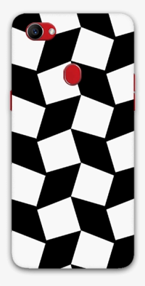 3d Cube Pattern Oppo F7 Mobile Case - Washing Hands Visual Aids #1161522