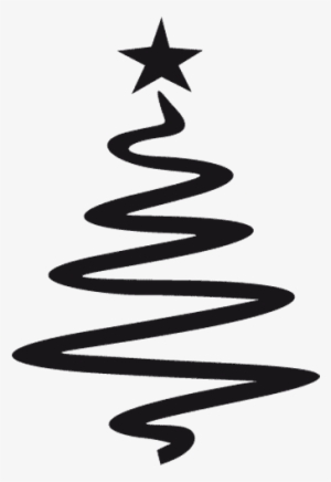 Árbol De Navidad Que Ya Avanza La Llegada De La Misma - Silueta Pino Navideño Png #1162489