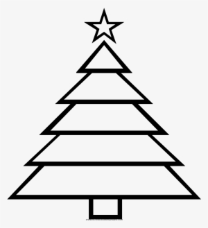 Dibujo De Árbol De Navidad Para Colorear - Christmas Dot To Dot Easy #1162532