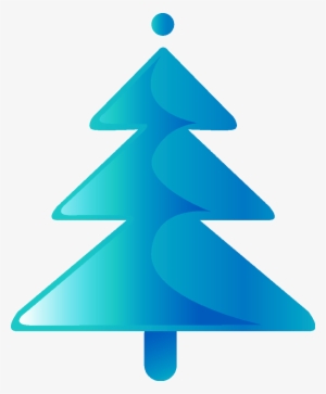 Árbol De Navidad - Blue And White Christmas Tree Clipart #1162533