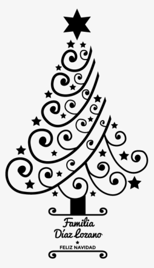 Vinilo Personalizable De Navidad Árbol - Christmas Tree Vinyl Decal #1162694