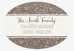 Festive Frame Label - Haute Papier Return Address Stamp 7 - Haute Papier #1162975