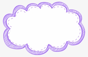 Clouds Label - Clouds Border Black And White #1163278