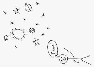 Space Doodle Png For Free Download - Transparent Doodles #1163455