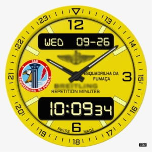 Download Breitling Aerospace Esquadrilha Da Fumaça - Wall Clock #1163679