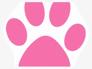 Cat Paw Print Image - Pink Paw Print Clip Art #1164230